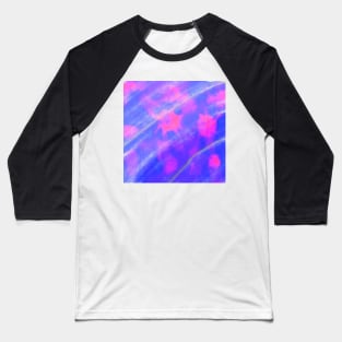 Pink purple watercolor abstract art Baseball T-Shirt